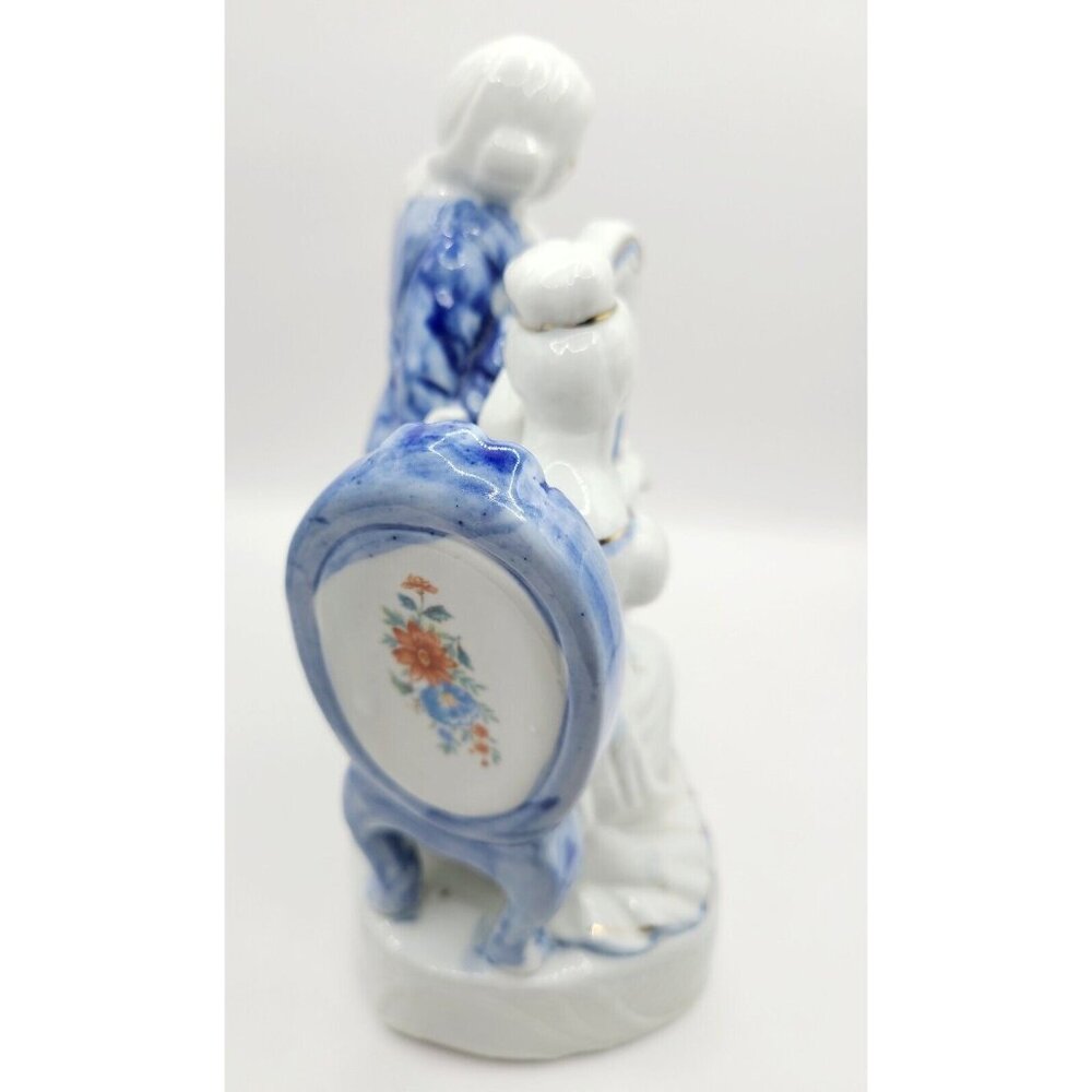 Vintage Porcelain Music Serenade Figurines Man and Woman Reproduction Unbranded - Picture 5 of 10